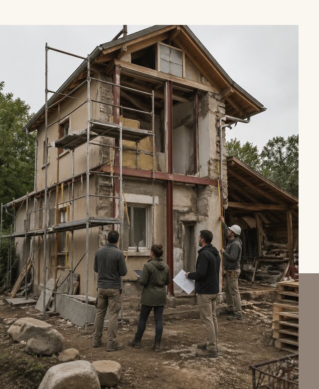 Реконструкция загородного дома под ключ в Коркине от бюро